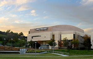 Back view of the Bronco Student Center