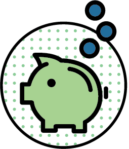 illustration of a piggy bank