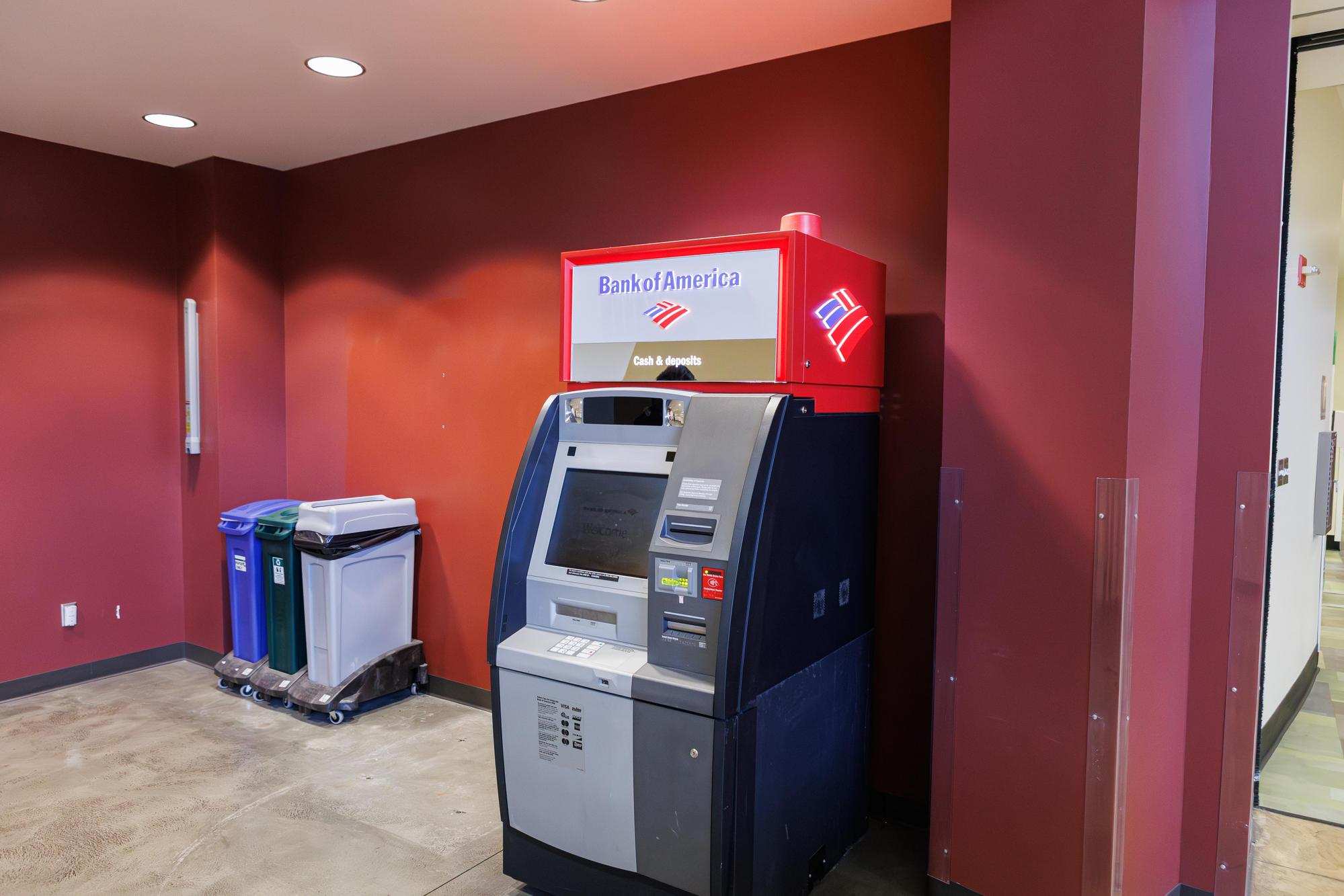 ATM machine in the bronco student center