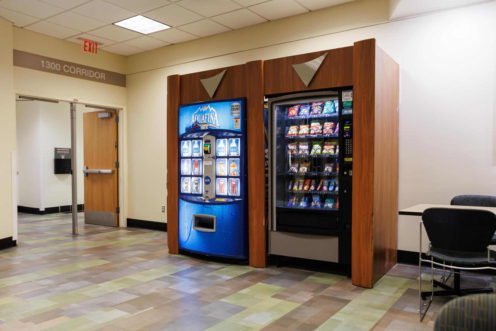 Vending machines in the bronco student center