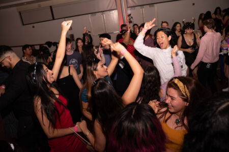 (Students dancing at the ASI Gala)
