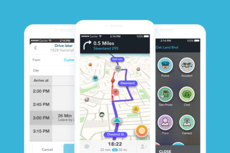 Waze app interface